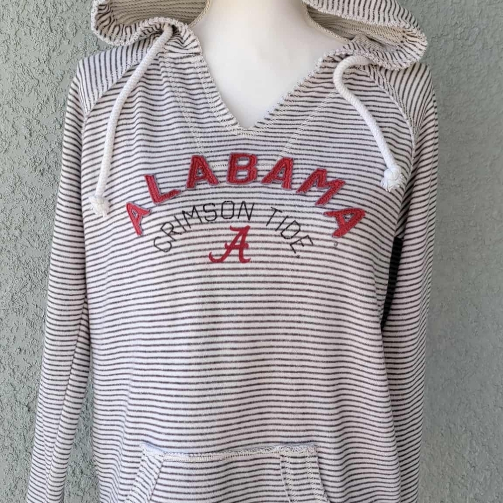 Striped Alabama Crimson Tide Hoodie - Picture 4 of 16